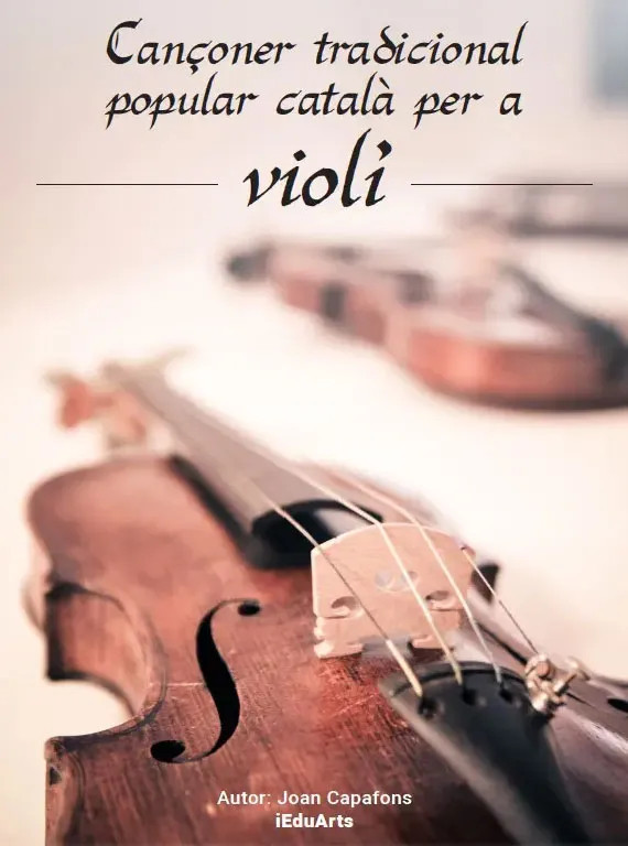 Cançoner tradicional popular català per a violí