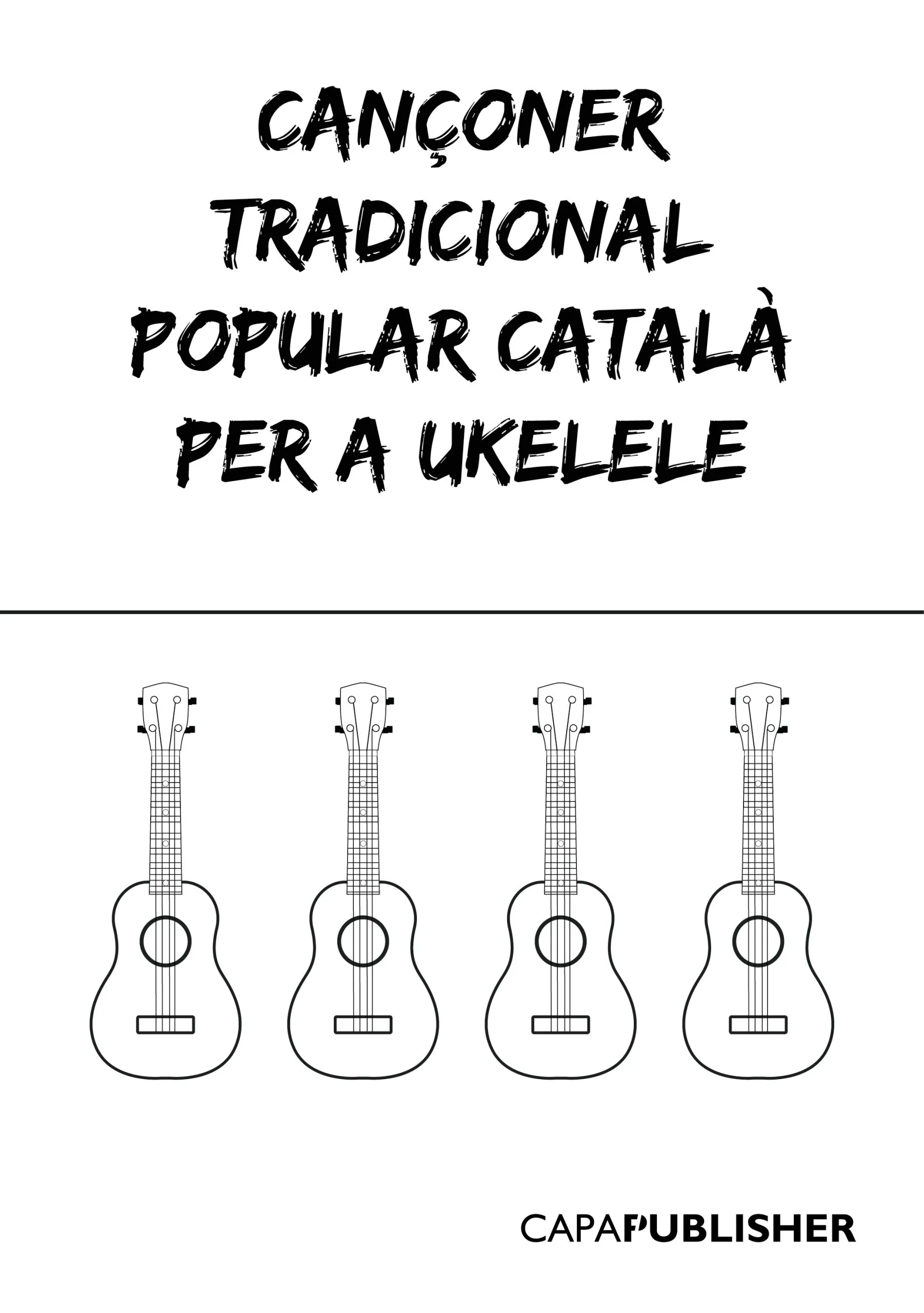 Cançoner popular tradicional català per a ukelele Mida B5
