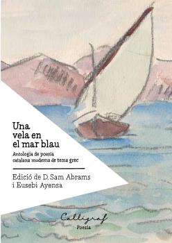 Una vela en el mar blau