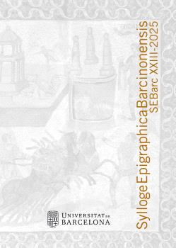 Sylloge Epigraphica Barcinonensis, XXIII (2025)