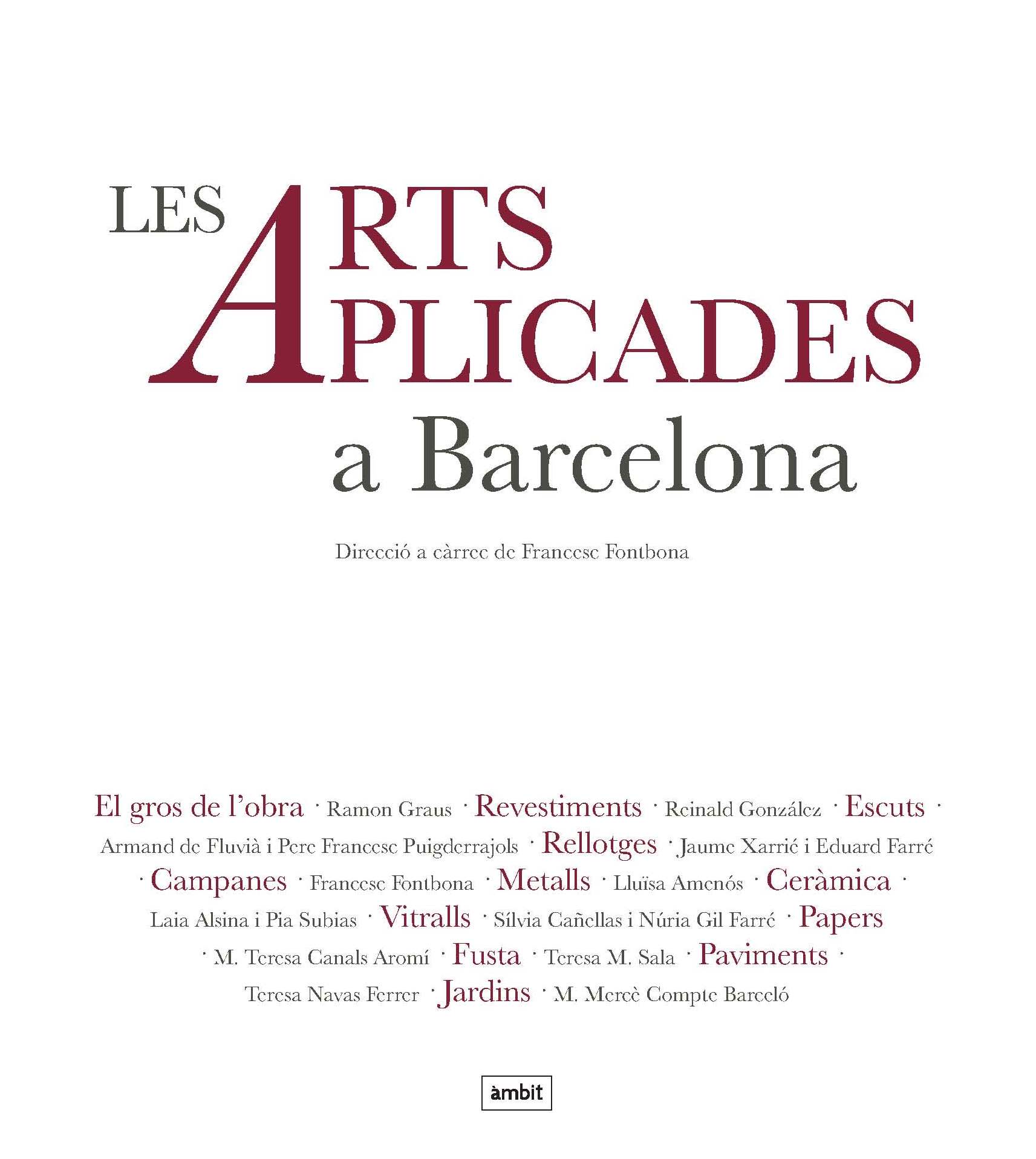 Les Arts Aplicades a Barcelona